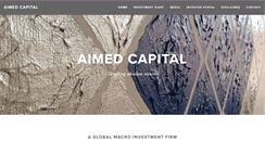 Desktop Screenshot of aimedcapital.com