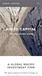 Mobile Screenshot of aimedcapital.com